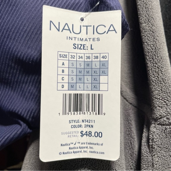 Nautica Bralette NWT Sz L ONE BRA only - Picture 9 of 10